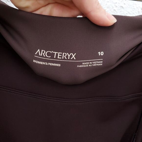 ARC'TERYX Nylon Blend Eggplant Leggings Base Layer Outdoor Pants - Picture 5 of 12